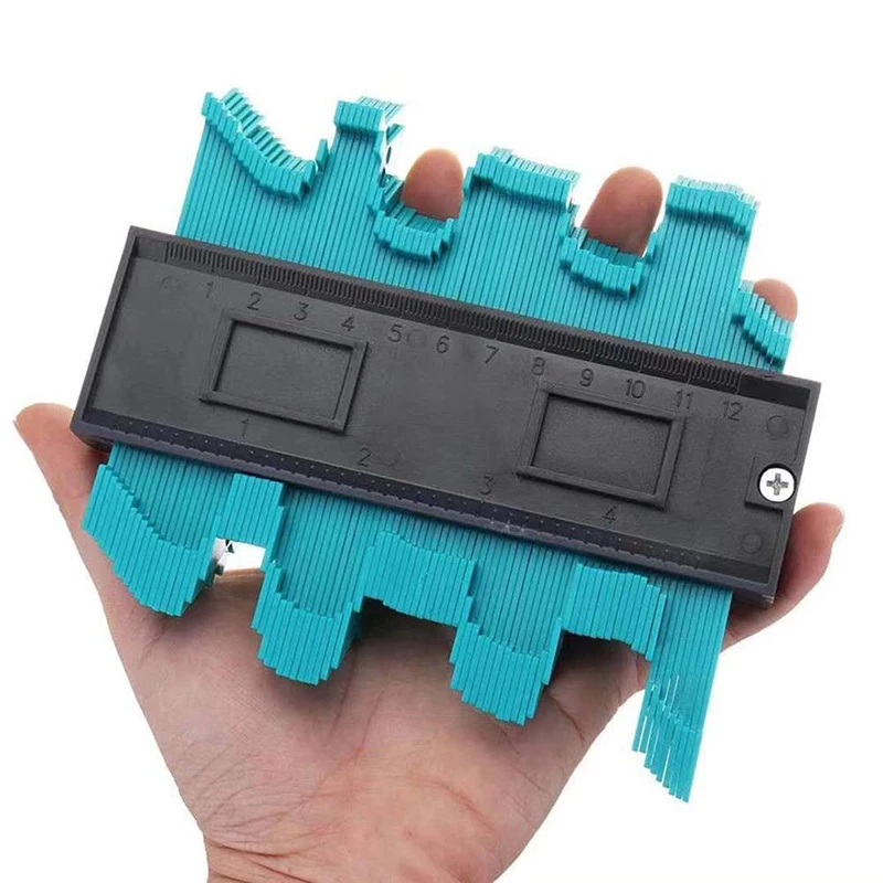 Линейка нестандартного контура измеритель для копирования профиля пластиковый