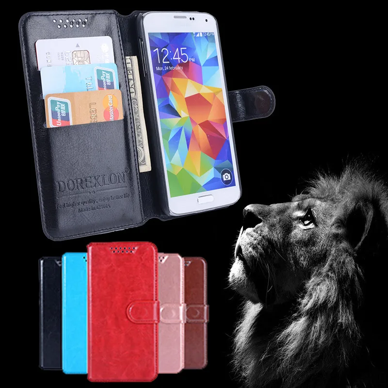 Кожаный чехол-книжка для ZTE V7 Lite кожаный чехол-кошелек чехол Blade V7Lite V6 Plus V0720 5 0 &quot