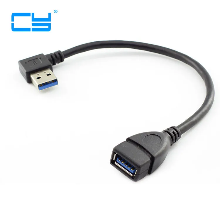 USB 3 0 A Male AM to Female AF USB3.0 удлинитель 90 градусов левый локоть Calbe|usb3.0 extension cable|usb 3.0