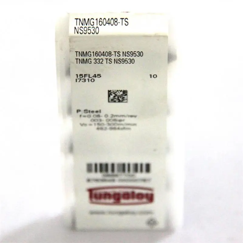 

TNMG160408-TS NS9530 100% Original Tungaloy Metal Ceramic Inner Hole Turning Insert Finishing Hardware Tool TNMG160408-TS NS9530