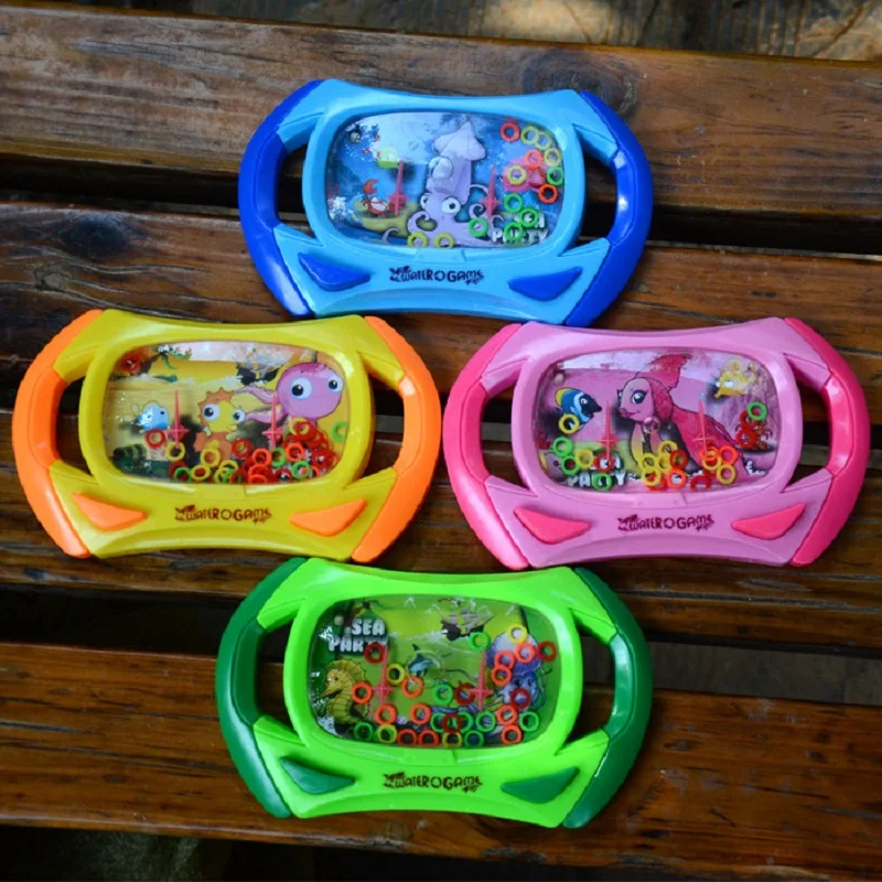 ASSOT Squishy Water Ring Toss Squeeze Toy Child Handheld Game Machine Parent-Child Interactive Antistress Game Toys For Children