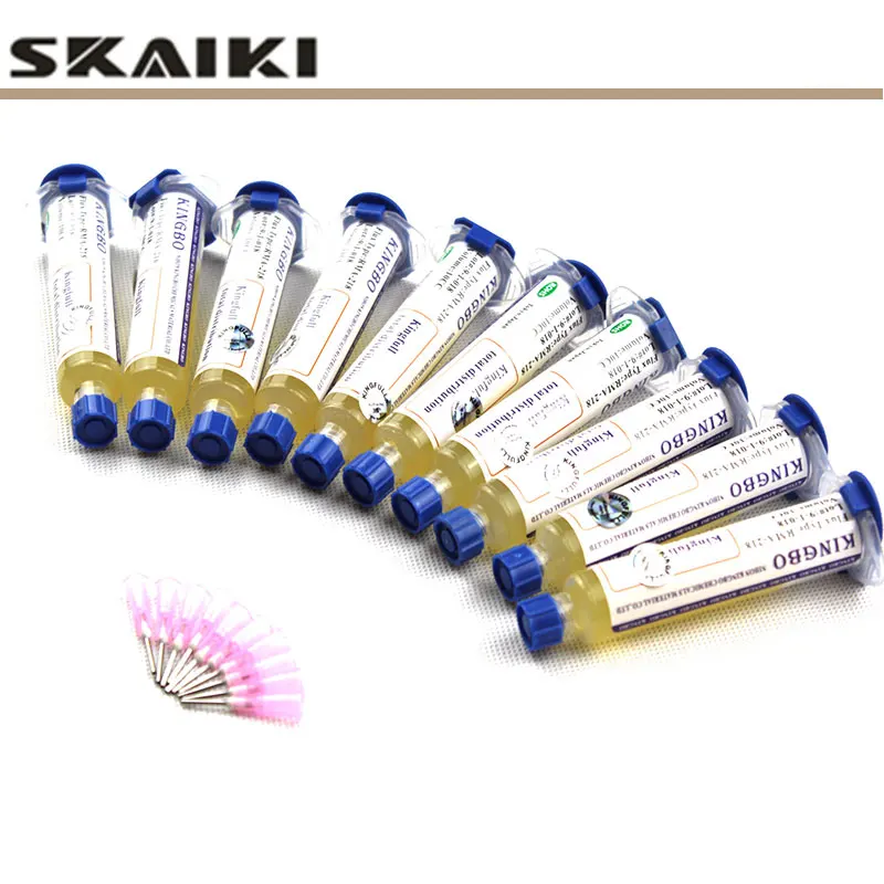 Сварочный флюс 10 шт. KINGBO RMA 218 10cc PCB флюсовая паяльная паста сварочный для ремонта