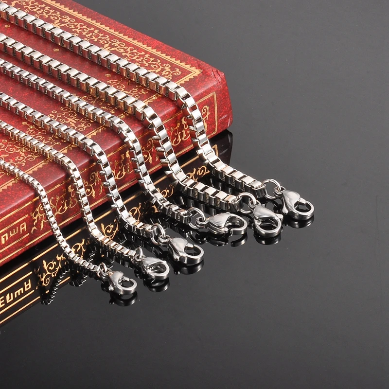 Модные цепи LASPERAL для женщин и мужчин ожерелье из нержавеющей стали