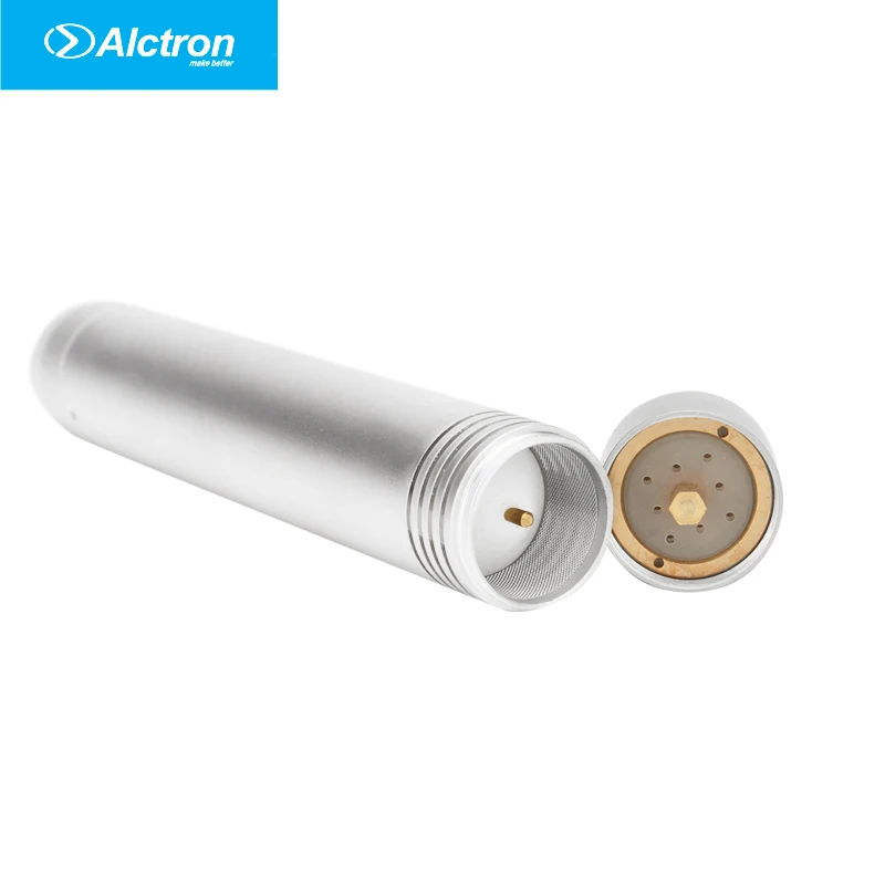 Alctron T-01A инструмент микрофон с Зажим для микрофона тонкий корпус серебро в моде