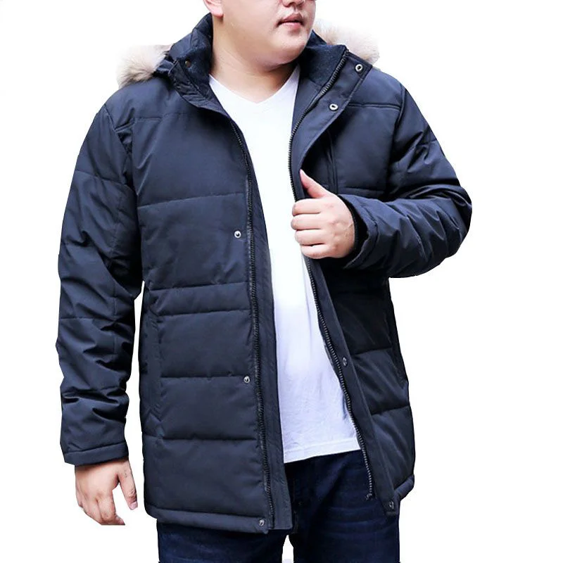 MFERLIER толстые теплые пуховики 6XL 7XL 8XL 9XL 10XL Большие размеры с длинным рукавом зимние пальто