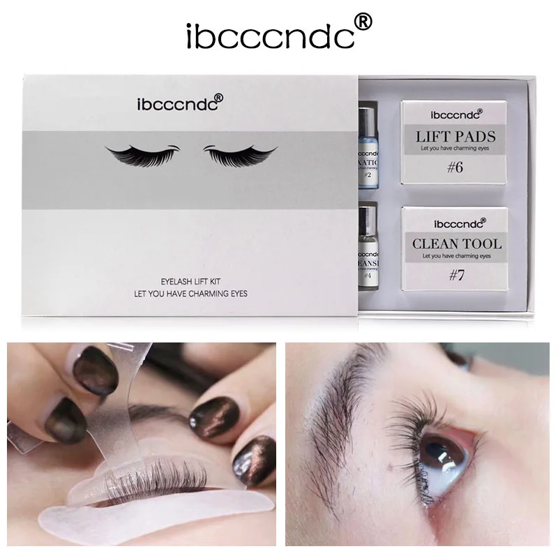 Dropshipping Eyelash Perming Kit Professional Lashes Growth for eyelash perm with Rods Glue Nutritious Curling Tools TSLM1 | Красота и