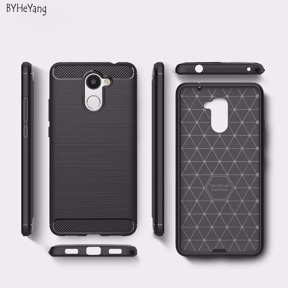 BYHeYang для Huawei Y7 Prime чехол ультра тонкий из углеродного волокна устойчивый к