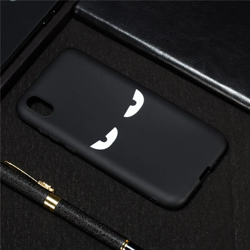 Silicone Phone Case on For Huawei Y5 2019 Cover for Coque Honor 8S Cartoon Starry Sky Moon Cat Ultra Thin Soft Cases |