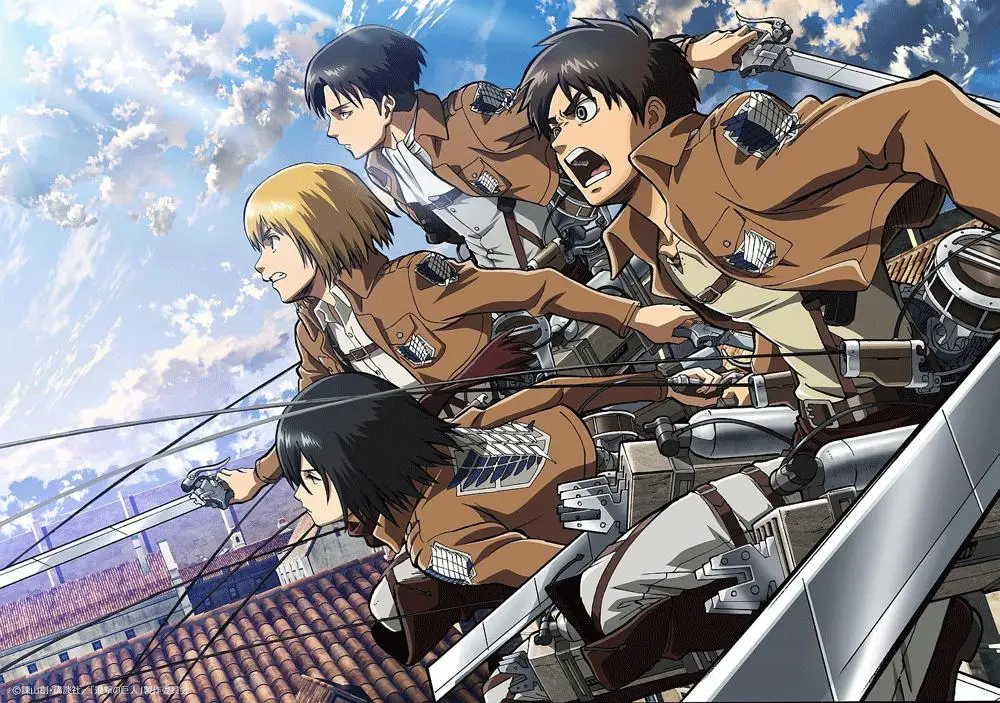 Плакат. Мультфильм. Бар. Нападение на титан. Shingeki нет kyojin. Animation.02.photographic бумаги.