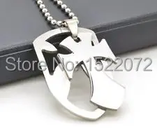 

hot sales Stainless Steel Nice Jesus Dog Tag Bible Cross tags low price Stainless steel engraved dog tag FH890166