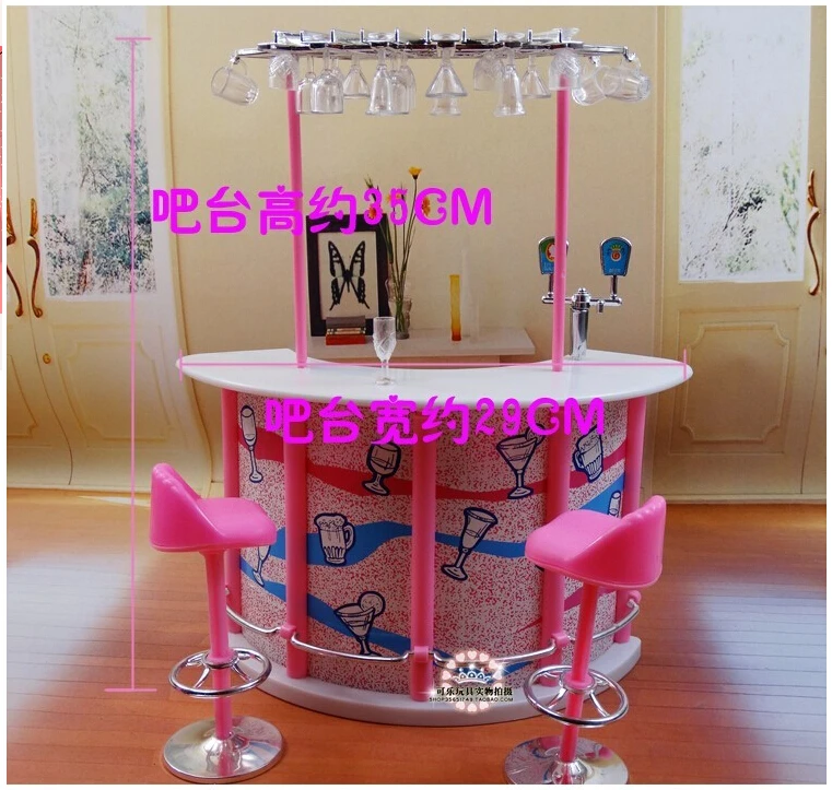 Мини мебель для дома Барби счастливый час расслабление модный розовый костюм