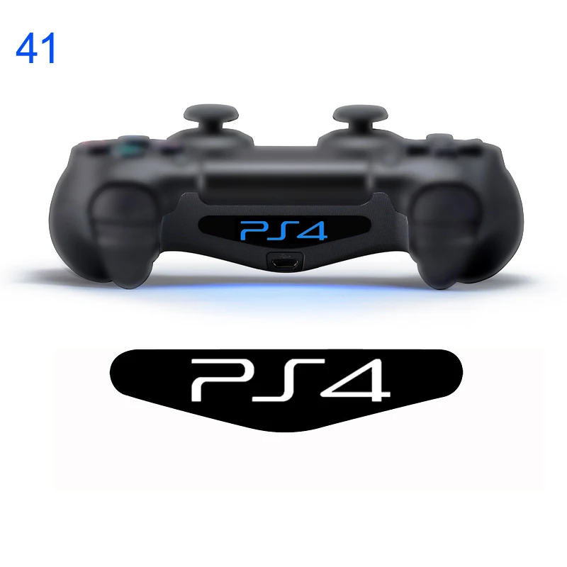 NO 41 Одна штука наклейка для sony Play station 4 PS4 контроллер светодиодный светильник наклейка для бара ПВХ наклейка для PS4 Dualshock геймпад управление - Цвет: NO 41