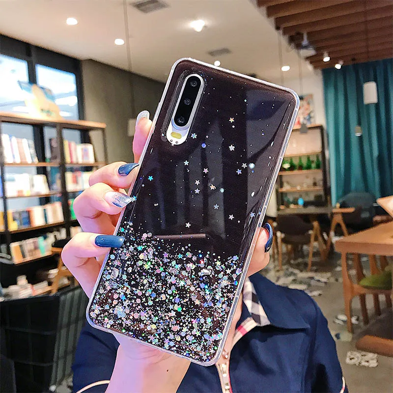 2 Силиконовый Блестящий со стразами и пайетками чехол для Xiaomi mi 9T Pro mi 6 6X A2 Прозрачный чехол для красного mi K20 Pro Чехол для телефона - Цвет: 2