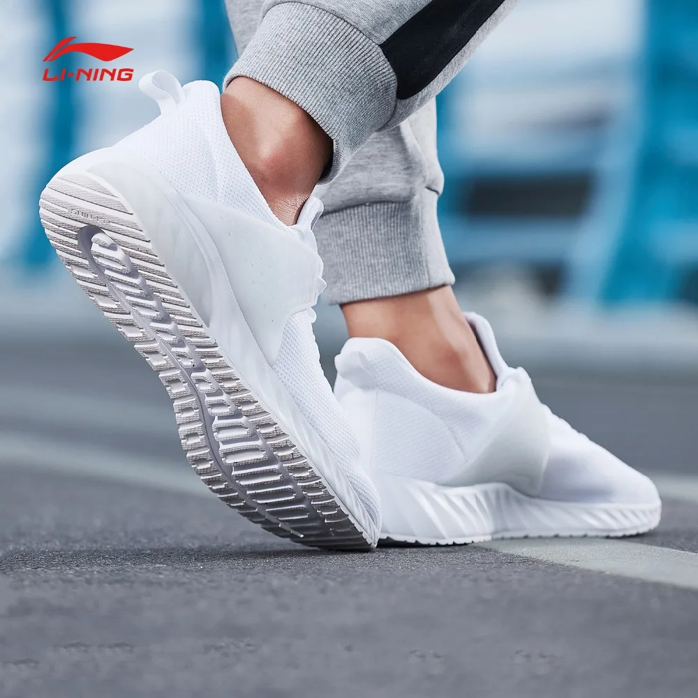 Мужская классическая прогулочная обувь Li Ning удобные дышащие кроссовки с гелевой