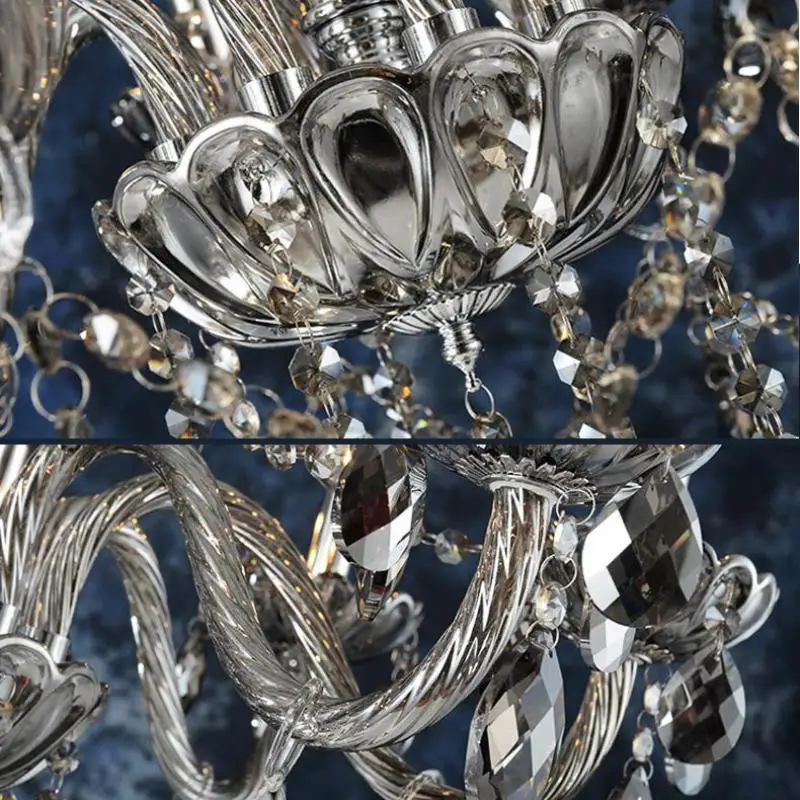 Большая Хрустальная люстра для гостиниц хрустальная лампа гостиной виллы