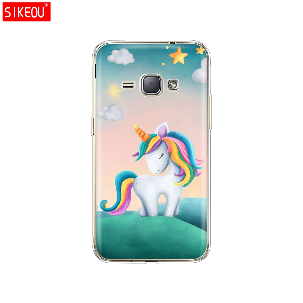 12062 Мягкий ТПУ чехол для Samsung Galaxy J1 J120 J120F SM-J120F задняя крышка 360 полная защитная Печать Прозрачный чехол цветок - Цвет: 12062