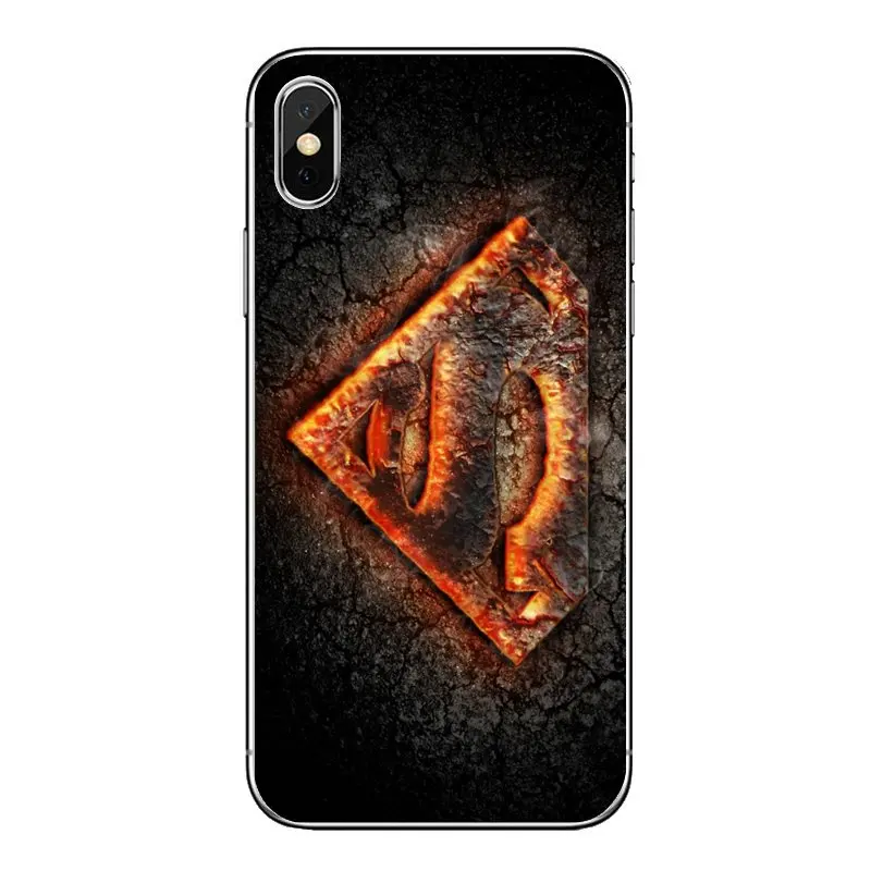 Силиконовый чехол для iPod Touch iPhone 4 4S 5 5S 5C SE 6 6S 7 8 X XR XS Plus MAX marvel hero Man of steel Crazy superman с