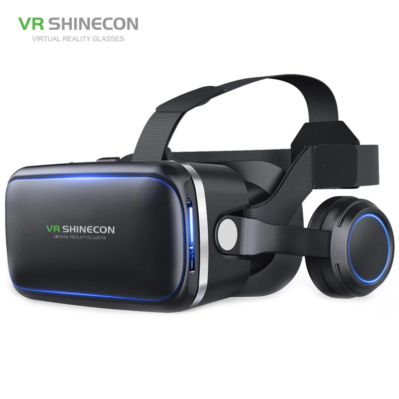 VR Shinecon 6 0 Смарт виртуальной реальности очки с HiFi стерео объемные наушники