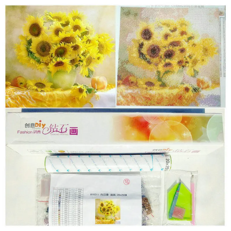 

Watercolor fish picture 5d diy diamond painting fish 3D diamond cross stitch mosaic embroidery home decoration kit