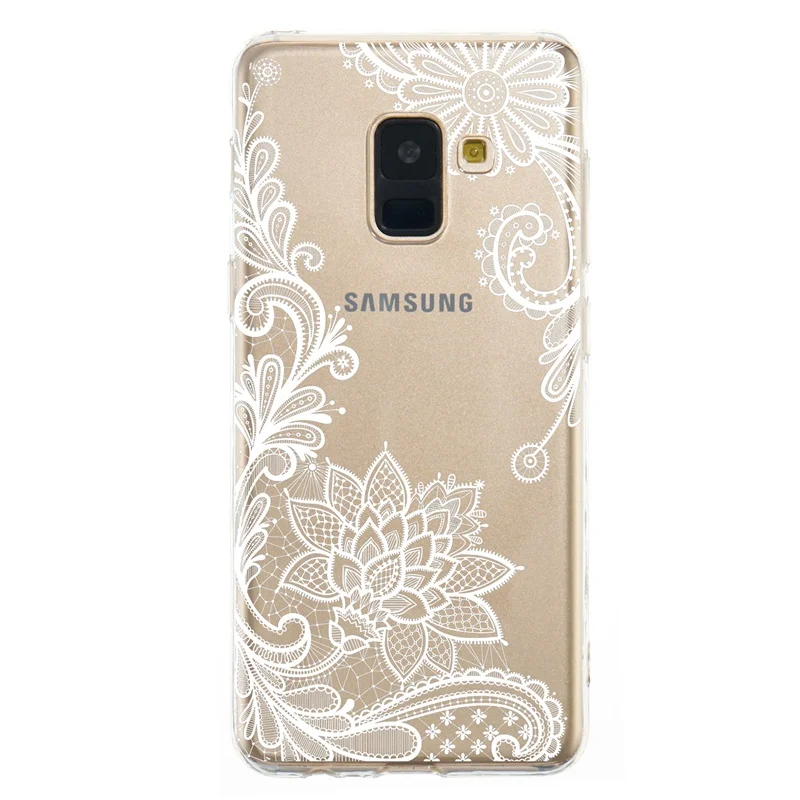 Чехол для Samsung Galaxy A8 2018 прозрачный Ультратонкий Мягкий чехол из ТПУ с