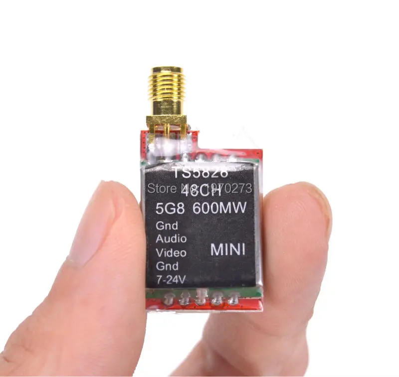 FPV 5 8 GHz TS5828 600mW 48 каналов мини беспроводной A/V передающий TX модуль для 8G приемника