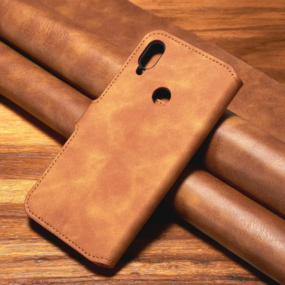 Винтажный Классический чехол кошелек DG.Ming из искусственной кожи для Xiaomi Redmi