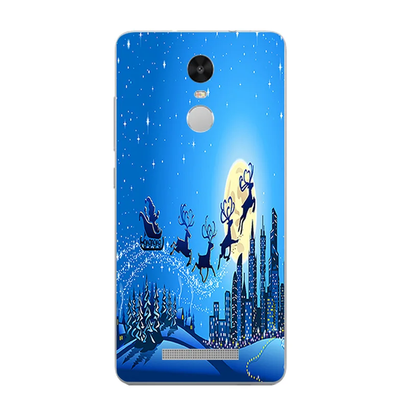Для Xiaomi Redmi Note4 4X силиконовый чехол для телефона для Redmi Note3 задняя крышка тонкая для Hongmi note2 ТПУ Shell Рождеством шаблон