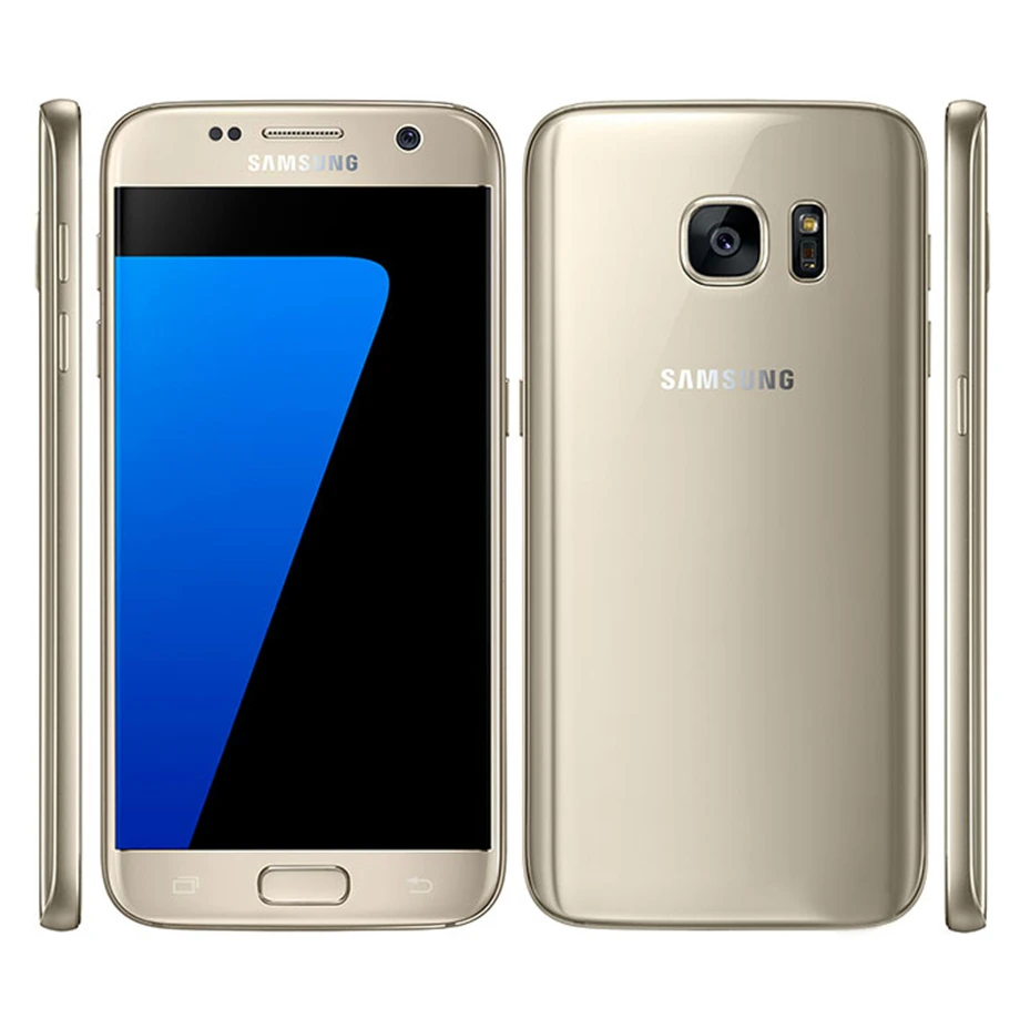 Оригинальный разблокированный Samsung Galaxy S7 G930F мобильный телефон 4G LTE восьмиядерный