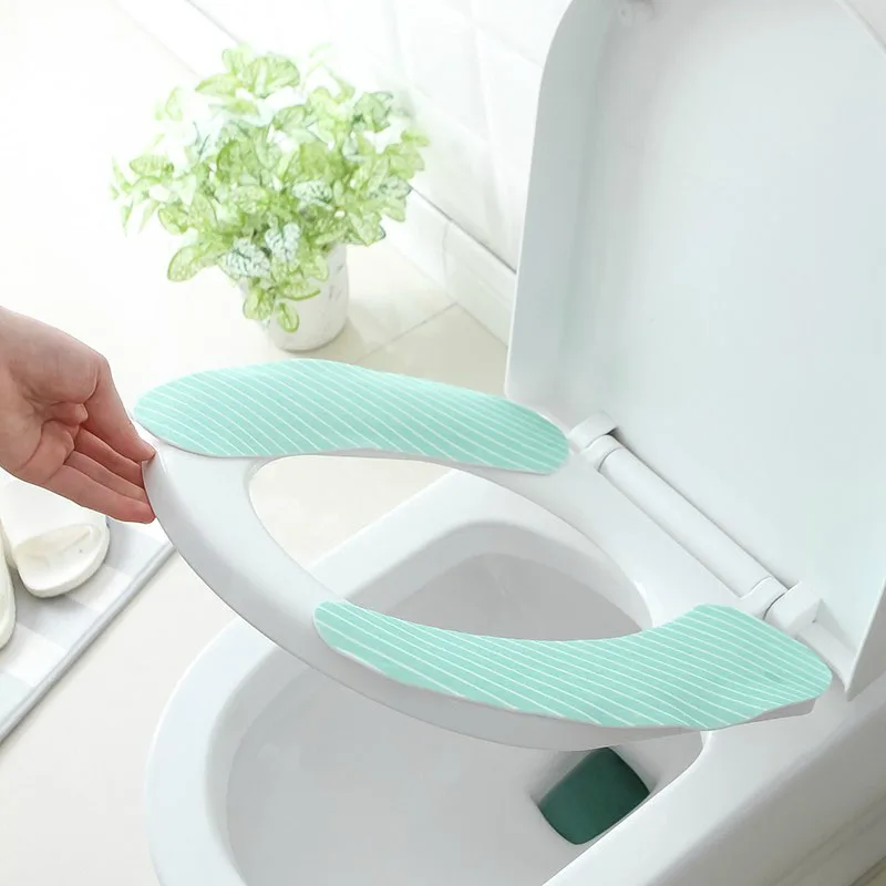 3 пары Wc аксессуары крышка для сиденья унитаза теплые мягкие нетканые ткани