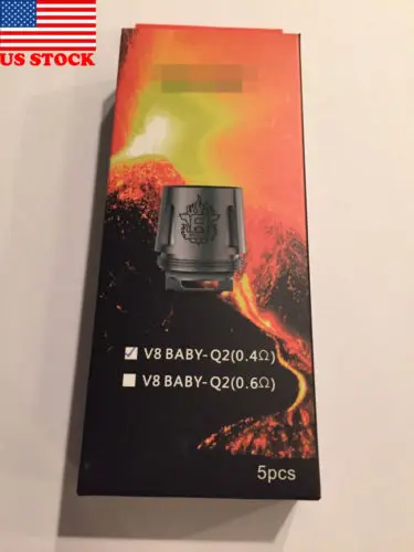 Дым для V8 BABY Q2 0.4ohm 5 шт катушка головка TFV8 Baby Beast Tank | США в наличии|Трубки и