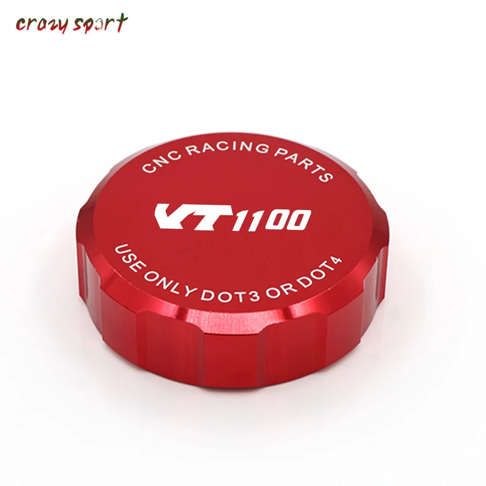 

Motorcycle Parts For HONDA VT1100C 1995-2007 2006 VT1100 C VT 1100C Rear Brake Fluid Reservoir Cover Cap With Logo