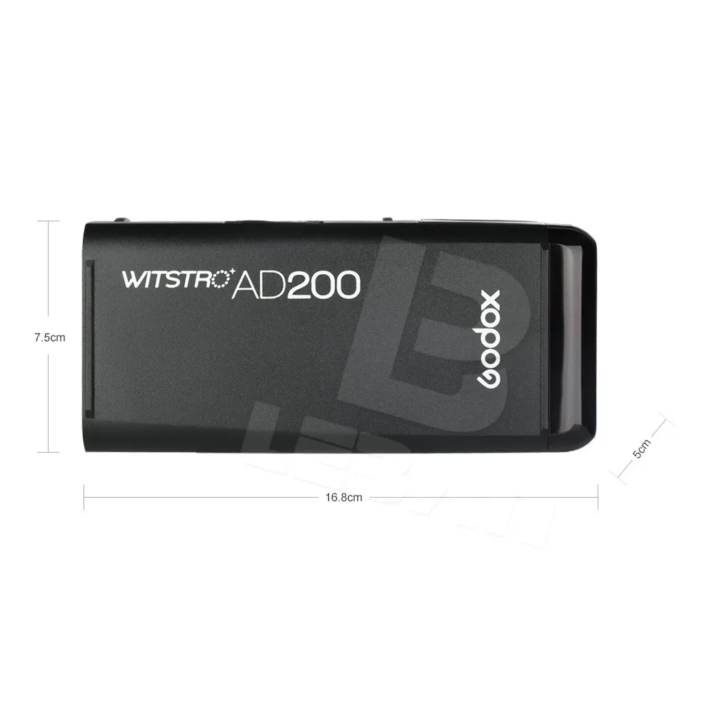 Godox AD200 200Ws TTL 2 4G HSS 1/8000s карманный фонарик с двойной головкой литиевой батареей 2900mAh