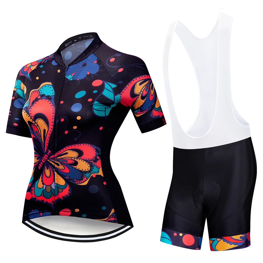 Jersey and bib Pants VENDULL летние женские велосипедные Джерси mtb комплект из Джерси для езды на велосипеде Ropa Ciclismo Спорт езда велосипед велосипедная одежда Maillot Ciclismo - Цвет: Jersey and bib Pants
