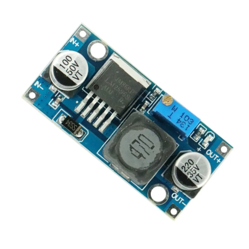 1 шт Высокое качество 3A Регулируемый DCDC LM2596 LM2596S вход 4 V-35 V Выход 1,23 V-30 В постоянного тока dc понижающий Питание Регулятор модуль