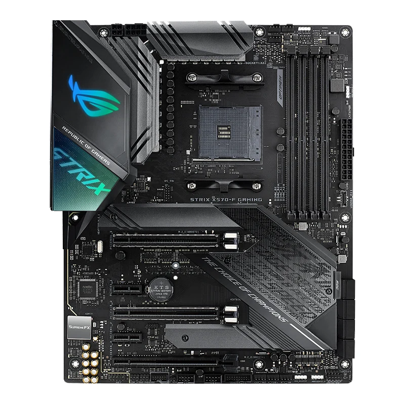ASUS ROG STRIX X570-F игровая материнская плата + R7 3700X/R7 3800X/R9 3900X CPU набор ЦП | Компьютеры и