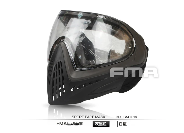 FM-F0018 FMA F1 открытый Пейнтбол страйкбол безопасность Анти-туман очки/полное лицо Ma sk 21 Цвета - Цвет: FM-F0018