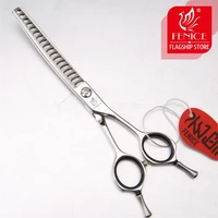 fenice professional jp440c 6 5 inch high quality big tooth cut dog hair grooming curved thinner thinning shears scissors