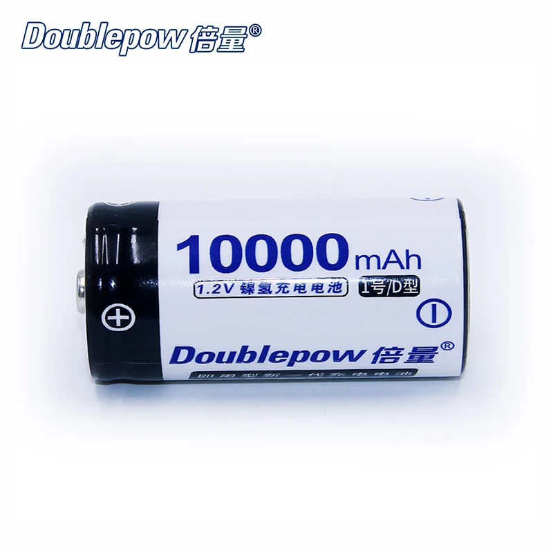 Аккумуляторы Doublepow 1 2 в 4 шт. перезаряжаемые батареи высокой емкости D размера