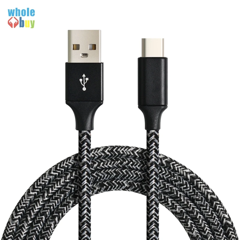 USB кабель для синхронизации данных и зарядки iphone 8Pin Micro 5Pin Type C зарядный нейлоновый