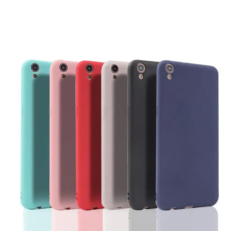 Phone Case For Oppo R11 R11s R9 Plus Soft Thin Slim Cover R Series Scrub Candy Colors Tpu Back Coque Funda | Мобильные телефоны и