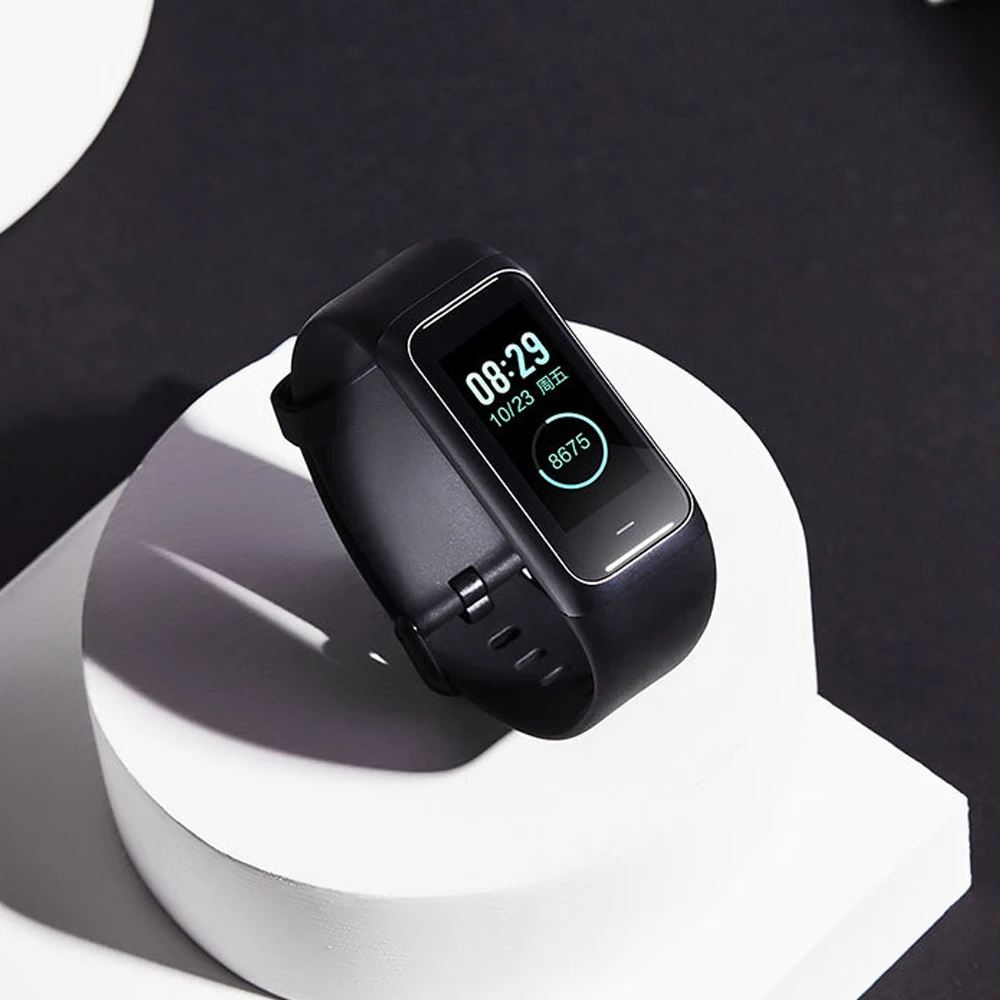 Фитнес-браслет Amazfit Cor 2, английская версия, 1,23 дюймов, ips цветной экран, 5 АТМ, водонепроницаемый шагомер, пульсометр