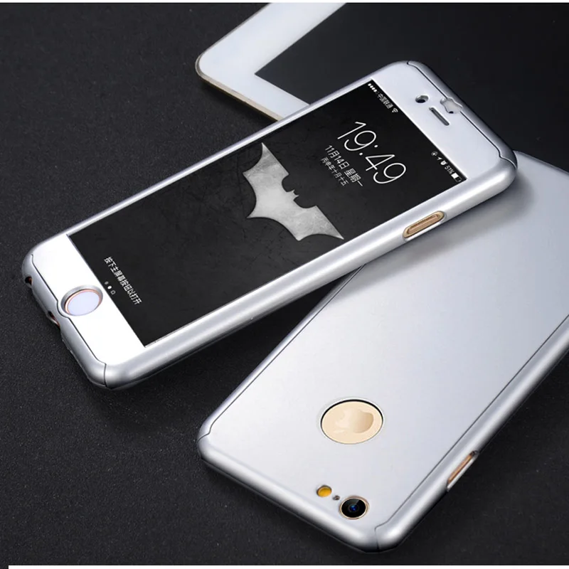 Smooth Silver Ferising для Apple iPhone SE 5S 5 чехол 360 градусов передняя задняя полная защитная крышка для iPhone 5S, SE 5 чехол для телефона s Чехол - Цвет: Smooth Silver