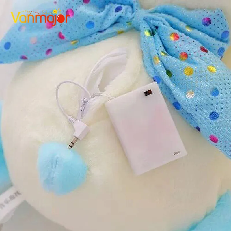 

Vanmajor 35cm Colorful Led Pillow Glowing Panda Plush Doll Luminous Toys Birthday Gift For Girls