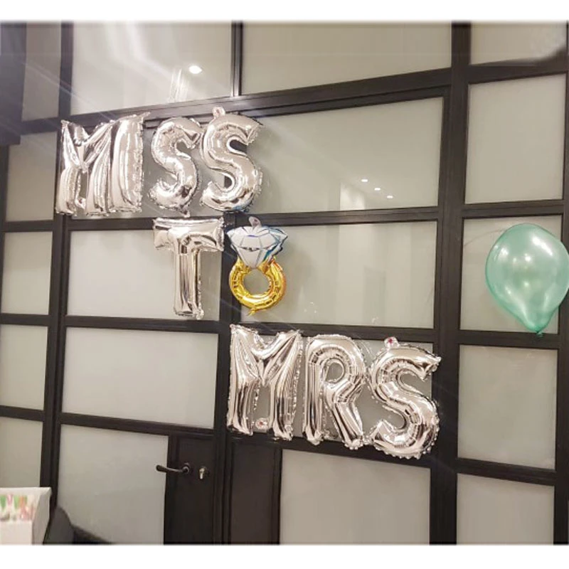 Свадебное украшение для жениха свадебное Mrs вечерние баллоны свадебных