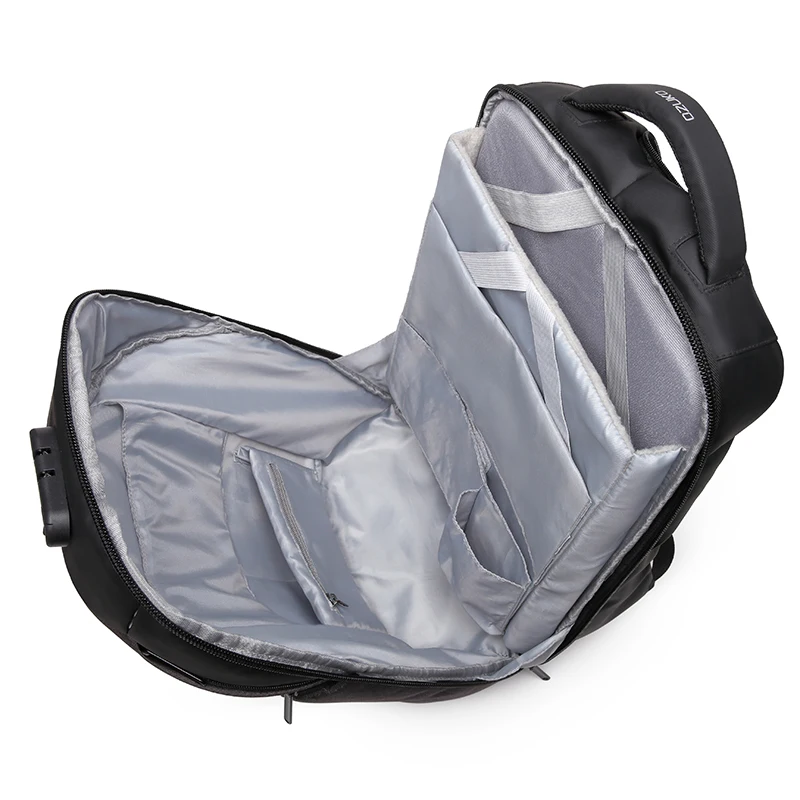 Men Backpacks USB Charge Computer Backpack Password Lock 15.6Inch Laptop Bags Casual Three-dimensional Anti-theft | Багаж и сумки