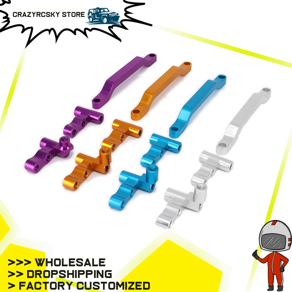 

Alloy Aluminum Steering servo saver complete for rc 1/18 wltoys a959 a969 a979 k929 Factory price stylish upgraded hop-up parts