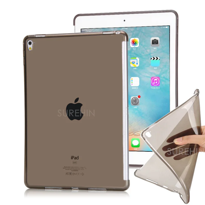 Красивый прозрачный гибкий ТПУ силиконовый нижний задний Чехол для Apple Ipad Mini 1 2 3