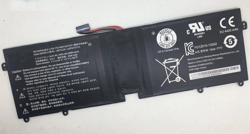 Топ 34 61wh новости Аккумулятор для ноутбука LG Gram 14Z960 15ZD975 15Z975 15Z960 LBP7221E|Аккумуляторы