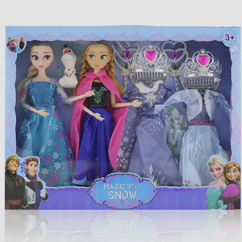 Disney новинка 2019 Кукольное платье Холодное сердце Снежная королева принцесса