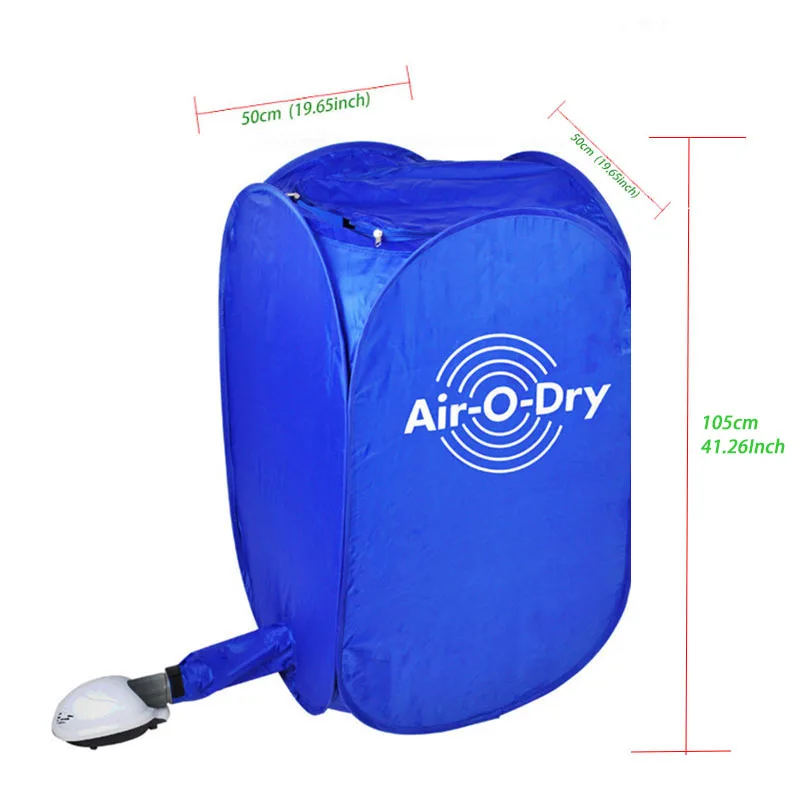 Cloth dryer Blue Электрическая воздушная одежда быстрая сушилка сушильная машина 800 Вт многофункциональная ткань для обуви Airer Складная Сушилка портативный Secadora De Ropa 105 см - Цвет: Cloth dryer Blue